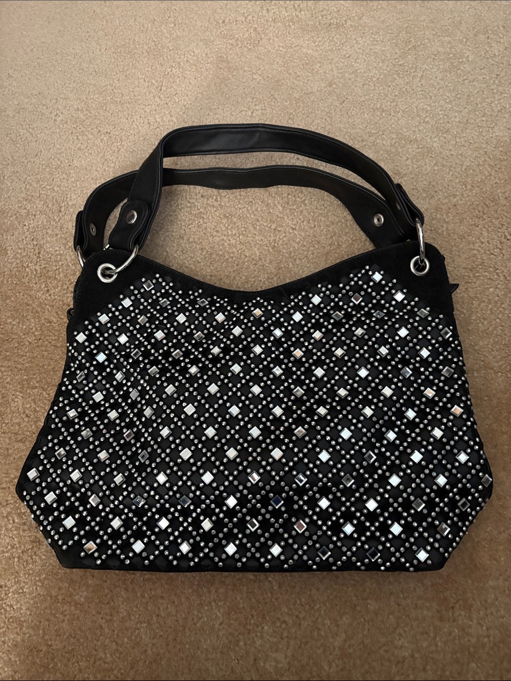 Super cute bedazzled hobo bag for sale!